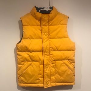 Boys Gymboree Puffer Vest - Yellow 7/8